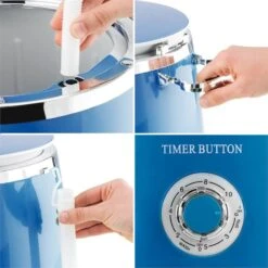 Ecowash-Pico Mini-Waschmaschine Schleuderfunktion 3,5 Kg 380W Blau -Heimladen 10030791 yy 0006 detail oneConcept Ecowash Pico Mini Waschmaschine blau