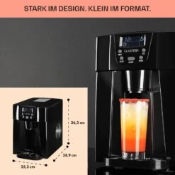 Ice Volcano 2G Eismaschine LED 12kg Je 24h 2l 6-12min Schwarz -Heimladen 10030844 DE 0006 usp