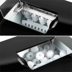 Ice Volcano 2G Eismaschine LED 12kg Je 24h 2l 6-12min Schwarz -Heimladen 10030844 yy 0008 detail Klarstein Ice Volcano 2G Eismaschine schwarz reedit v4