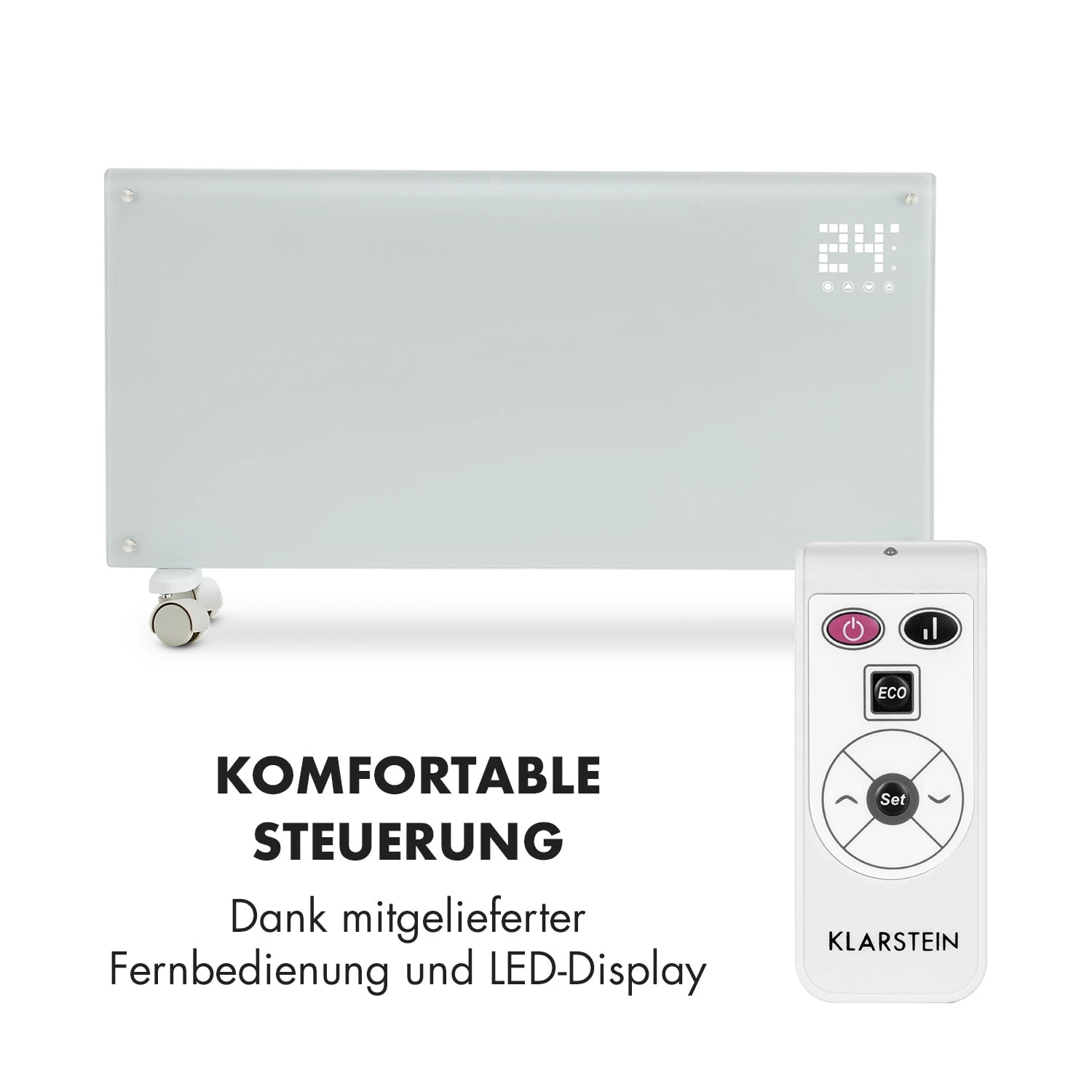 Bornholm Konvektions-Heizgerät 2000W Timer 2 Heizstufen ECO-Modus 5 Bornholm Konvektions-Heizgerät 2000W Timer 2 Heizstufen ECO-Modus – Bild 3