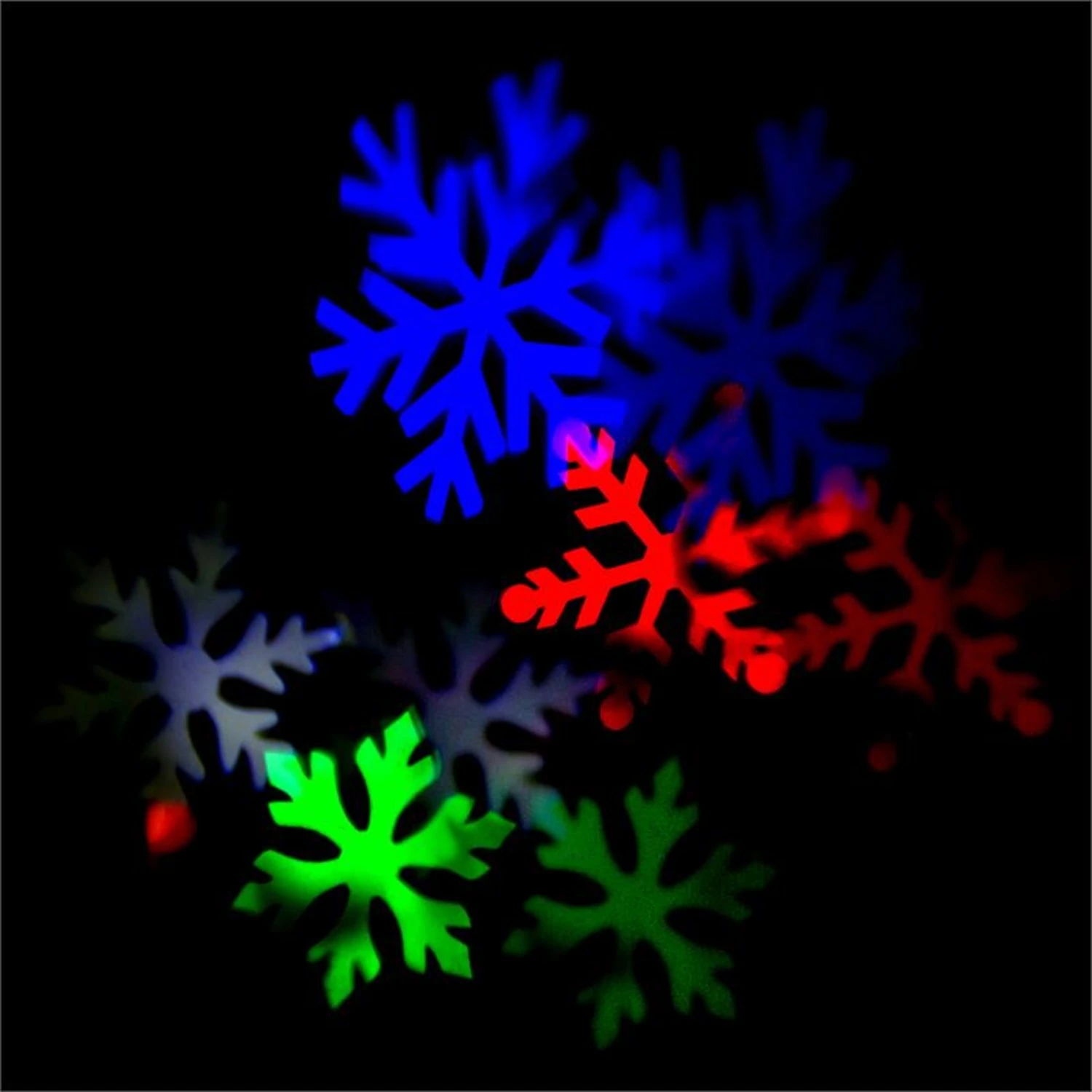 Snowdance LED-Projektor Schneeflocken 4 Farben IP64 4 Snowdance LED-Projektor Schneeflocken 4 Farben IP64 – Bild 2