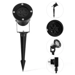 Snowdance LED-Projektor Schneeflocken 4 Farben IP64 8 Snowdance LED-Projektor Schneeflocken 4 Farben IP64 -Heimladen 10030936 yy 0003 detail Bumfeldt Snowdance LED Projektor Schneeflocken