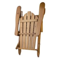 Vermont Gartenstuhl Adirondack-Stil Tannenholz 73x88x94 Klappbar Braun -Heimladen 10031006 yy 0004 detail Blumfeldt Vermont Gartenstuhl braun