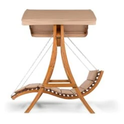 Bermuda Hollywoodschaukel Gartenschaukel 130 Cm 2-Sitzer Sonnensegel -Heimladen 10031459 yy 0004 titel side Blumfeldt Bermuda Hollywoodschaukel 130cm