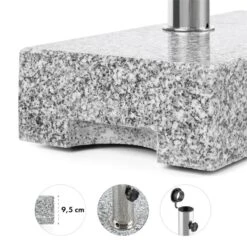 Schirmherr 25HSQ Sonnenschirmständer 25 Kg Balkon Grau Poliert 10 Schirmherr 25HSQ Sonnenschirmständer 25 Kg Balkon Grau Poliert -Heimladen 10031463 yy 0004 detail Blumfeldt Schirmherr 25HSQ Sonnenschirmstaender