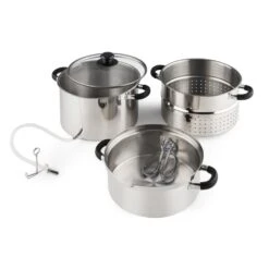 Applebee Dampf-Entsafter Elektrisch 1500W Ø25cm 8 Liter Edelstahl -Heimladen 10031478 yy 0003 detail Klarstein Applebee Dampf Entsafter 1500W Edelstahl