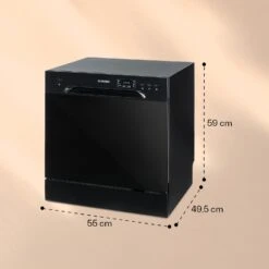 Amazonia 8 Geschirrspülmaschine 1620 Watt 8 Maßgedecke 49 DB Aquastop -Heimladen 10031525 yy 0006 logo