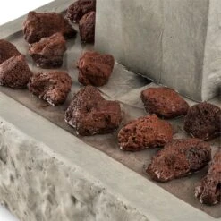 Trafalgar Gartenbrunnen 1,5m LED Fiberglas-Zement 4,5 Kg Ziersteine -Heimladen 10031620 yy 0006 detail Blumfeldt Trafalgar Zierbrunnen Gartenbrunnen Tuff