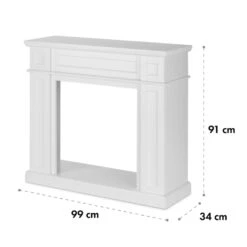Lausanne Frame Kamingehäuse MDF Klassisches Design 9 Lausanne Frame Kamingehäuse MDF Klassisches Design -Heimladen 10031704 yy 0004 front Traditional styled fireplace