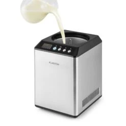 Vanilly Sky Family Eiscremebereiter Frozen Yoghurt 250W 2,5l Silber -Heimladen 10031846 yy 0005 detail Klarstein Vanilly Sky Family Eiscremebereiter silber