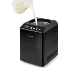 Vanilly Sky Family Eiscremebereiter Frozen Yoghurt 250W 2,5l Schwarz -Heimladen 10031848 yy 0005 detail Klarstein Vanilly Sky Family Eiscremebereiter schwarz