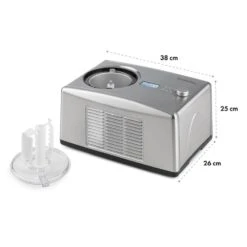 Yo & Yummy 2-in-1 Eiscremebereiter & Yoghurt Maker 150W 1,5l Edelstahl -Heimladen 10031849 yy 0006 logo Klarstein Yo Yummy 2in1 Eiscremebereiter