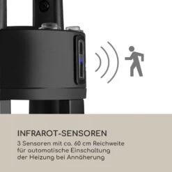 Primal Heat 65 Bistrotisch Karbon-IR-Heizelement 1200W LED 65cm Glas -Heimladen 10031874 de 0005 logo