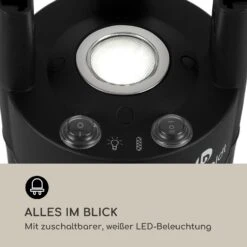 Primal Heat 65 Bistrotisch Karbon-IR-Heizelement 1200W LED 65cm Glas -Heimladen 10031874 de 0007 logo