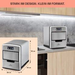 Metropolitan Eiswürfelmaschine 12kg/24h Digitales Display -Heimladen 10031881 de 0006 usp
