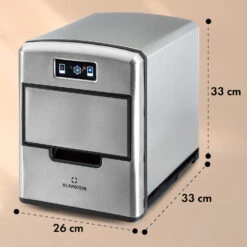 Metropolitan Eiswürfelmaschine 12kg/24h Digitales Display -Heimladen 10031881 yy 0011 dimensions