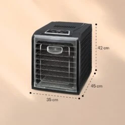 Fruit Jerky Plus 9 Dörrautomat Timer 9 Ablagen 600-700 W 35-70 °C -Heimladen 10031936 yy 0005 logo