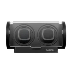 Lugano Uhrenbeweger Kunststoff 2 Uhren 4 Modi Schwarz -Heimladen 10032007 yy 0003 front Klarstein Lugano Uhrenbeweger schwarz