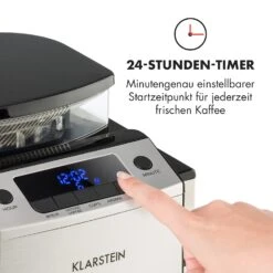 Aromatica X Kaffeemaschine Mahlwerk Glaskanne Aroma+ Edelstahl 17 Aromatica X Kaffeemaschine Mahlwerk Glaskanne Aroma+ Edelstahl -Heimladen 10032102 de 0006 logo