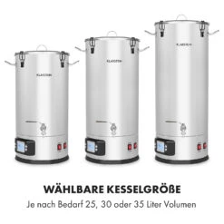 Maischfest Maischekessel 5 Teile 1500/3000W 25l LCD Touch -Heimladen 10032121 de 0003 logo