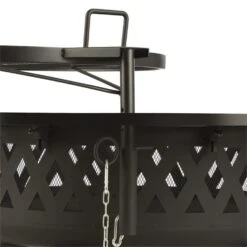 Rosario 3-in-1-Feuerschale Ø120cm | 70cm Grill | Tischplatte Stahl -Heimladen 10032141 yy 0006 detail Blumfeldt Rosario 3in1 Feuerschale