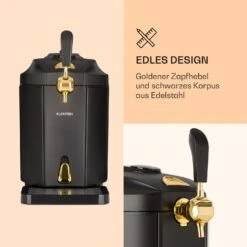 Skal Bierzapfanlage Bierkühler 5l Fässer CO2 Edelstahl Schwarz -Heimladen 10032176 de 0003 logo