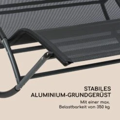 The Big Easy Schwingliege Schwarz, Wetterfest 350kg Max. UV- Schutz -Heimladen 10032240 de 0008 logo