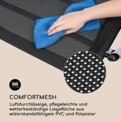 The Big Easy Schwingliege Silber, Wetterfest 350 Kg Max. UV- Schutz -Heimladen 10032241 de 0004 logo