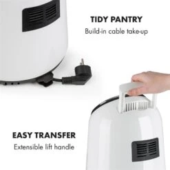 AirVital Heißluftfritteuse 1300W 2,5l CeraPlus-Antihaft Touch Weiß -Heimladen 10032331 yy 0009 logo Klarstein AirVital Heissluftfritteuse 1300W weiss