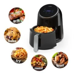 AirVital Heißluftfritteuse 1300W 2,5l CeraPlus-Antihaft Touch Schwarz -Heimladen 10032332 yy 0003 logo Klarstein AirVital Heissluftfritteuse 1300W schwarz