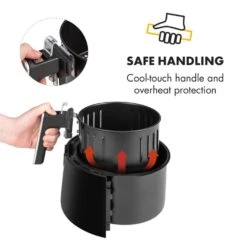 AirVital Heißluftfritteuse 1300W 2,5l CeraPlus-Antihaft Touch Schwarz -Heimladen 10032332 yy 0008 logo Klarstein AirVital Heissluftfritteuse 1300W schwarz