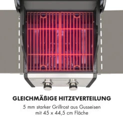 Lucifer 2.0-T Gasgrill 2 X 3,5 KW Brenner 45x44cm Grill Edelstahl -Heimladen 10032455 de 0006 logo