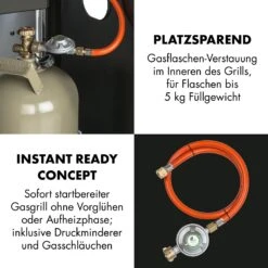 Lucifer 2.0-T Gasgrill 2 X 3,5 KW Brenner 45x44cm Grill Edelstahl -Heimladen 10032455 de 0008 logo
