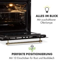 Victoria Einbaubackofen Retro-Design 9 Funktionen 50-250°C Schwarz 18 Victoria Einbaubackofen Retro-Design 9 Funktionen 50-250°C Schwarz -Heimladen 10032460 de 0007 logo