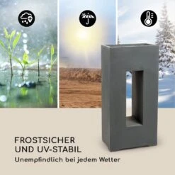 Airflor Pflanztopf 45 X 100 X 27 Cm Fiberglas In-/Outdoor Dunkelgrau -Heimladen 10032502 de 0005 logo