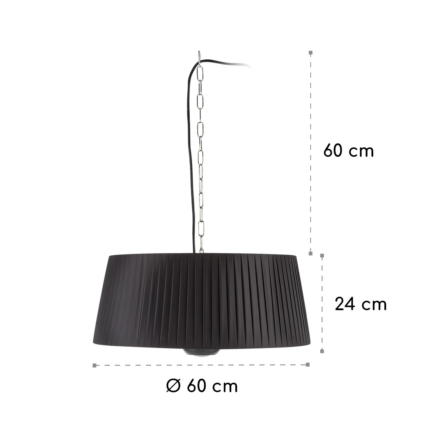 Venice Heat Terrassenheizstrahler 800/1000/1800W Fernbedienung Schwarz 12 Venice Heat Terrassenheizstrahler 800/1000/1800W Fernbedienung Schwarz – Bild 10