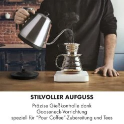 Garcon Wasserkocher 1L 2000W Warmhaltefunktion Schwanenhals Edelstahl -Heimladen 10032533 de 0003 logo