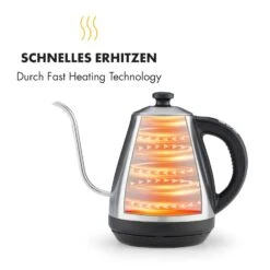 Garcon Wasserkocher 1L 2000W Warmhaltefunktion Schwanenhals Edelstahl -Heimladen 10032533 de 0004 logo