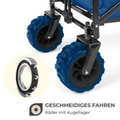 Easy Rider Bollerwagen Bis 70kg Teleskopstange Zusammenklappbar Blau -Heimladen 10032542 de 0004 logo