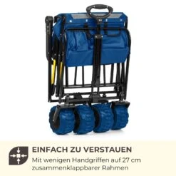 Easy Rider Bollerwagen Bis 70kg Teleskopstange Zusammenklappbar Blau -Heimladen 10032542 de 0007 logo