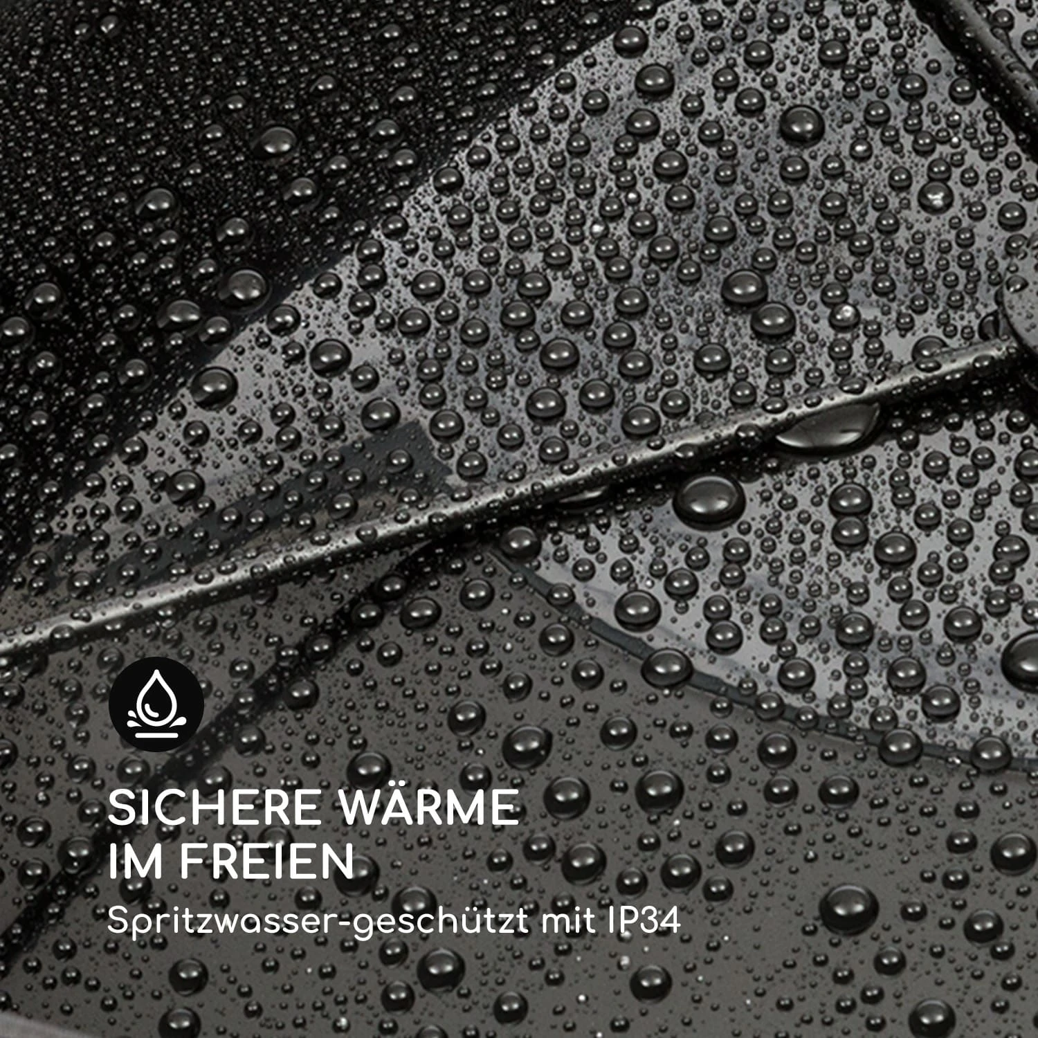 Venice Heat Stand Infrarot-Heizstrahler 1000/2000W Carbon IP34 7 Venice Heat Stand Infrarot-Heizstrahler 1000/2000W Carbon IP34 – Bild 5