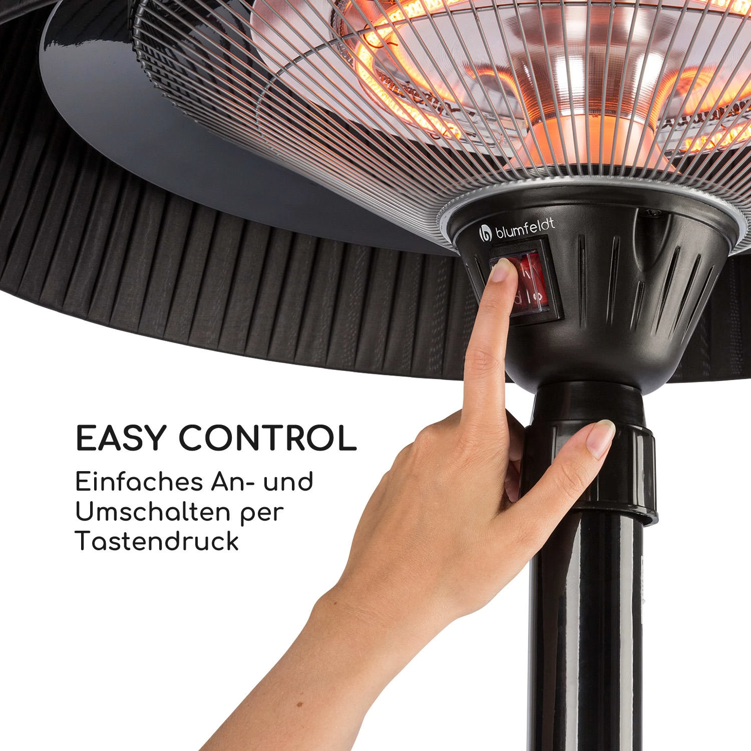 Venice Heat Stand Infrarot-Heizstrahler 1000/2000W Carbon IP34 9 Venice Heat Stand Infrarot-Heizstrahler 1000/2000W Carbon IP34 – Bild 7