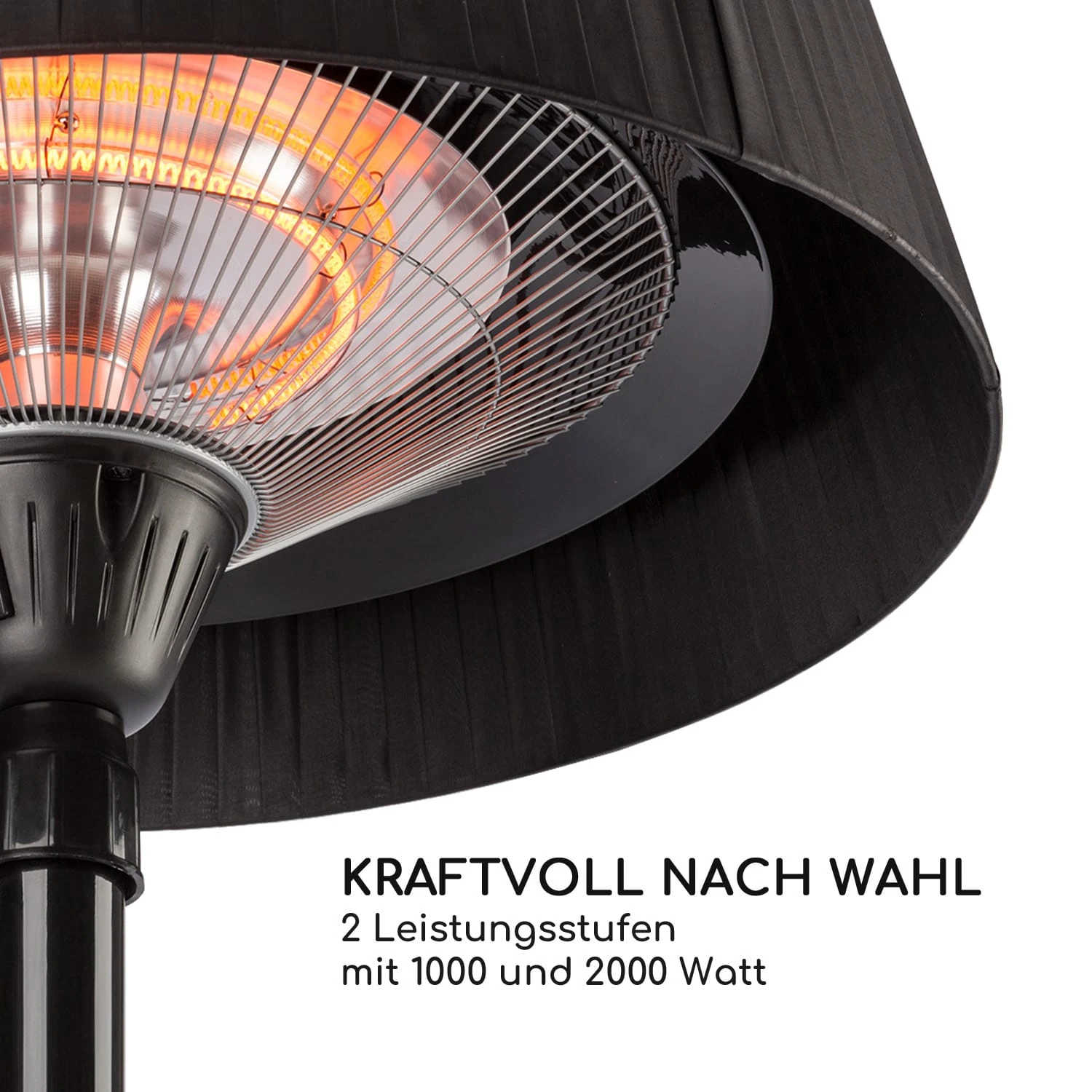 Venice Heat Stand Infrarot-Heizstrahler 1000/2000W Carbon IP34 10 Venice Heat Stand Infrarot-Heizstrahler 1000/2000W Carbon IP34 – Bild 8