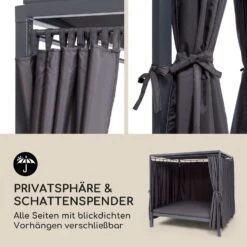 Senator Lounge Gartenliege 188x208x205cm Sonnendach Polyester Stahl 15 Senator Lounge Gartenliege 188x208x205cm Sonnendach Polyester Stahl -Heimladen 10032568 de 0005 logo