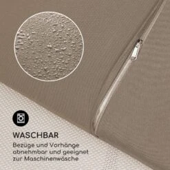 Senator Lounge Gartenliege 188x208x205cm Sonnendach Polyester Stahl -Heimladen 10032569 de 0004 logo