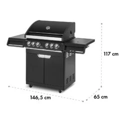 Highgrade 4 IB Gasgrill 6 Brenner 19,8 KW 71x46cm Grill Edelstahl -Heimladen 10032580 yy 0011 logo