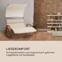 Mauritius Schwingliege Mit Dach ComfortMesh 180kg Max.wetterfest Creme -Heimladen 10032587 de 0005 logo