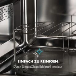 Victoria 20 Einbau-Mikrowelle, 20 L, 800 W, Grill: 1000 W, Schwarz -Heimladen 10032591 de 0008 logo
