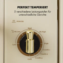 Victoria 20 Einbau-Mikrowelle, 20 L, 800 W, Grill: 1000 W, Elfenbein -Heimladen 10032592 de 0005 logo