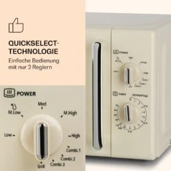 Caroline Mikrowellen-Grill 20 Ltr 700 W / 1000 W Ø 25,5cm Retro 11 Caroline Mikrowellen-Grill 20 Ltr 700 W / 1000 W Ø 25,5cm Retro -Heimladen 10032641 de 0004 logo